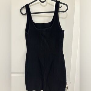 Almost new babaton black sculpt knit dress bought from Arizia. Only worn once